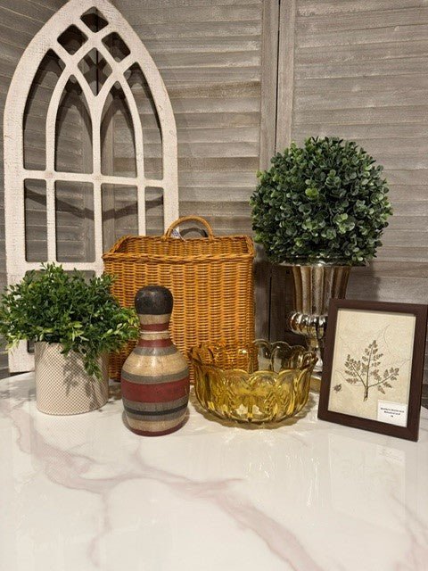 Antique Silver Urn Vase | Vintage-Inspired Pedestal Planter