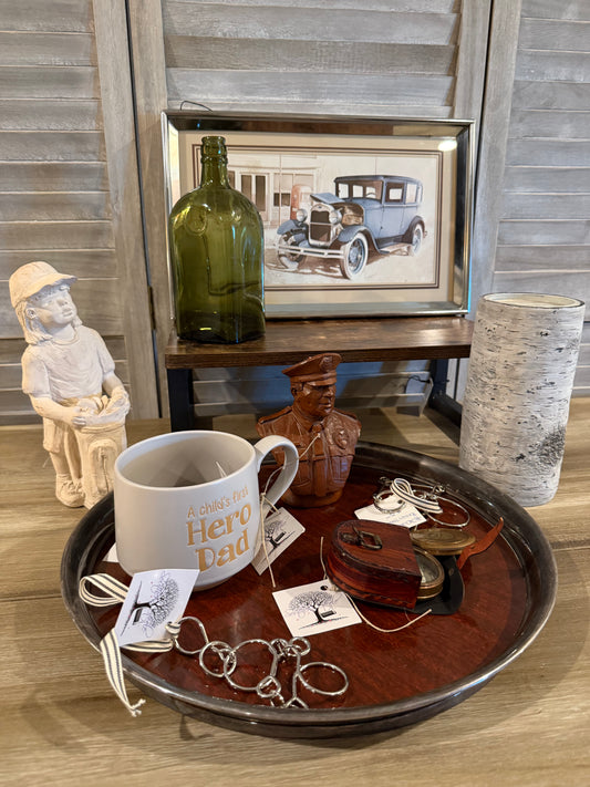 A Child’s First Hero – Dad” Ceramic Mug – Gift for Fathers