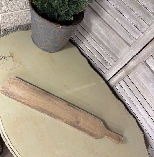Rustic Farmhouse Wooden Paddle | Vintage Breadboard Wall Decor
