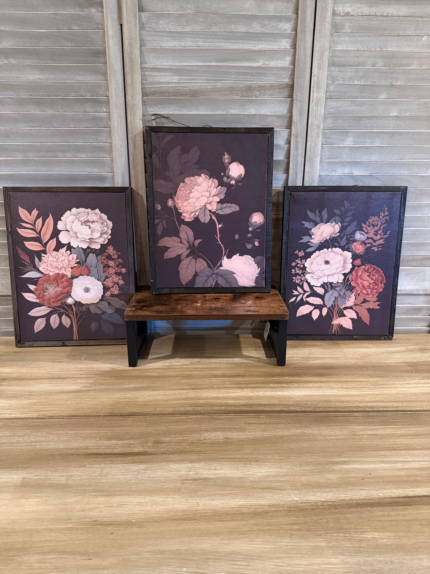 3 Moody Floral Wall Art Prints