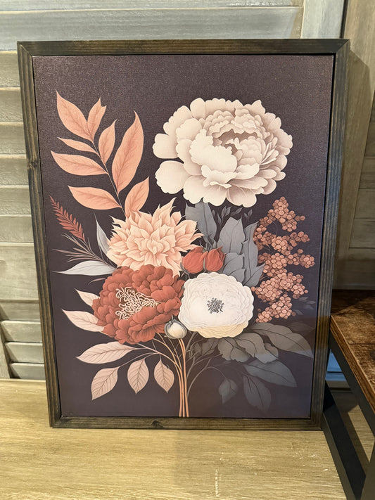 Moody Botanical Framed Decor