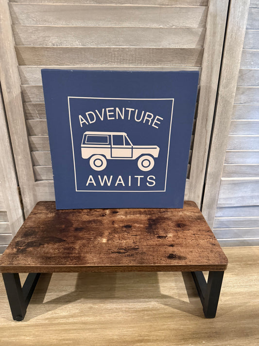 Adventure Awaits on Canvas